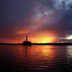 5 Burning sky Cromarty firth