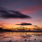 3 Sunset over the bridges