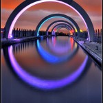6 Falkirk Wheel Sunset